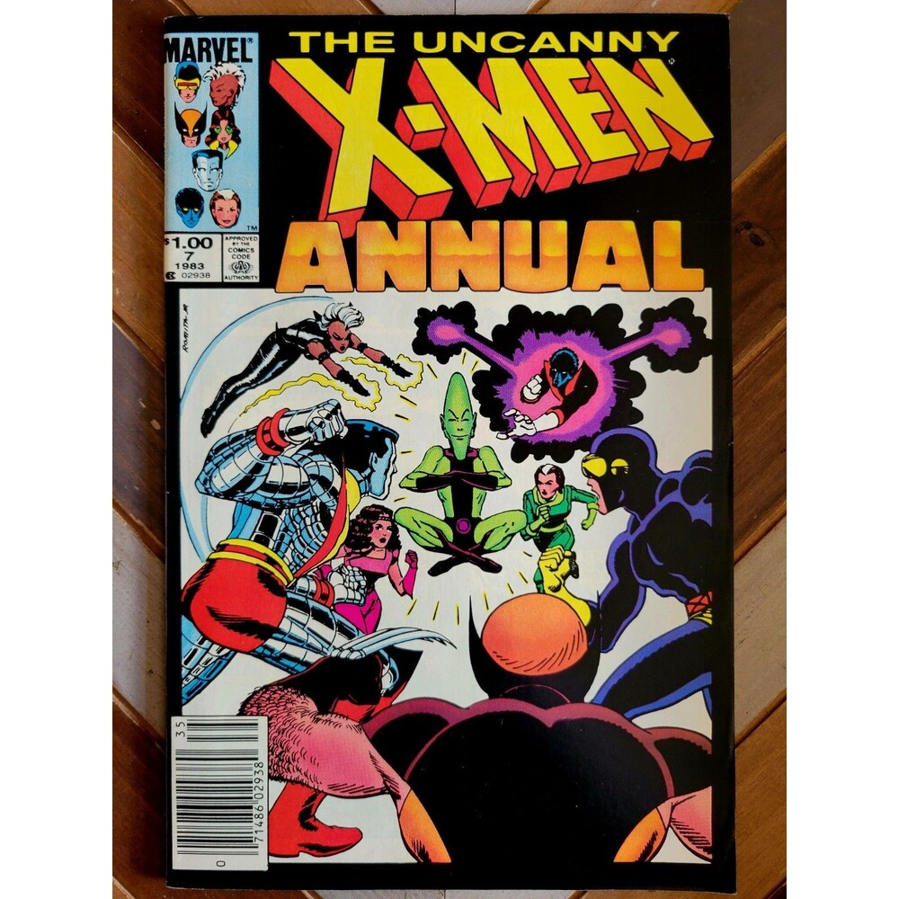 X-Men Annual #7 Newsstand (1983) Impossible Man, Galactus, Wolverine, Storm! 7.0